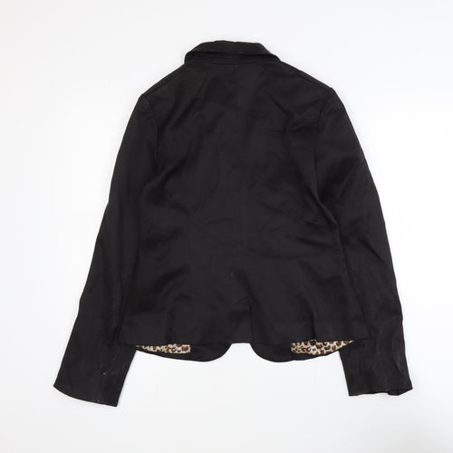 Parisian Women Black Size 10 Single-Breasted Blazer Jacket