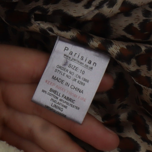 Parisian Women Black Size 10 Single-Breasted Blazer Jacket