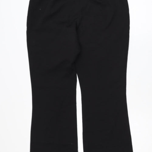 Lipsy Women Black Size 12 Straight Leg Dress Pants Trousers