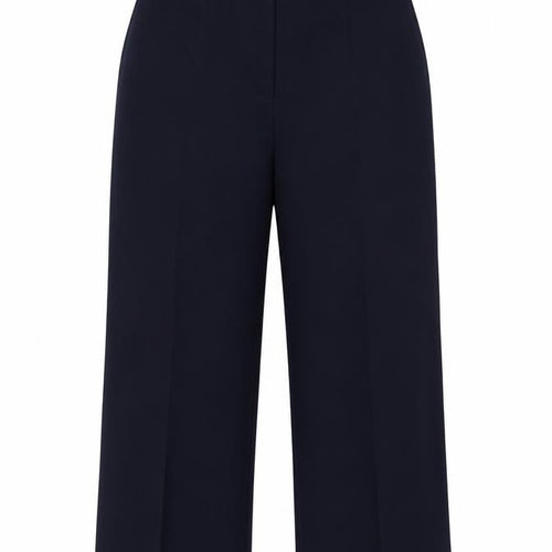 Topshop Women’s Black Cropped Twill Trousers Size 6