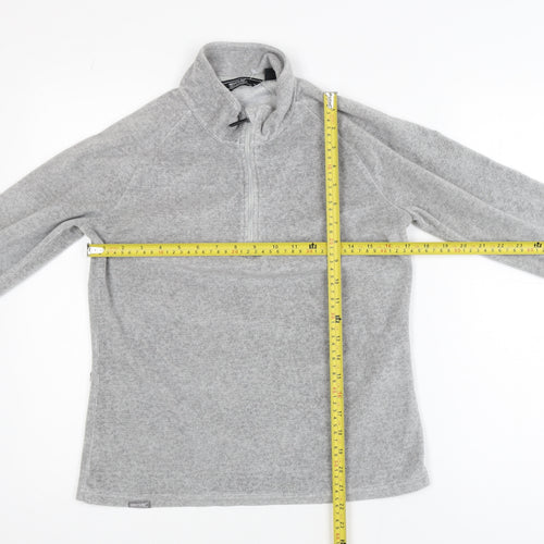 Regatta Womens Grey Fleece Half Zip Activewear Jacket UK 8