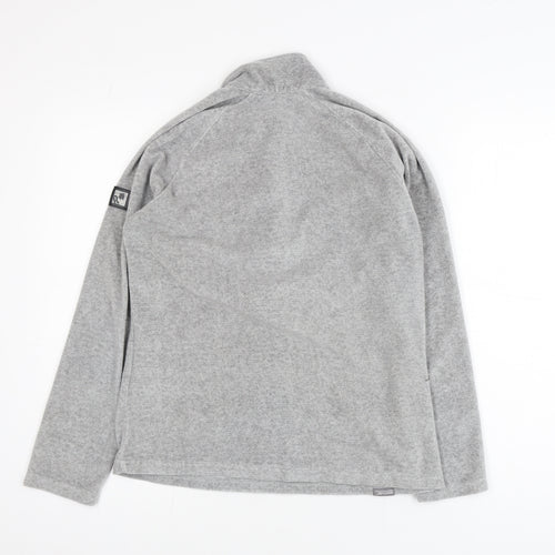 Regatta Womens Grey Fleece Half Zip Activewear Jacket UK 8