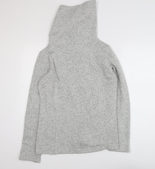 Mountain Warehouse Womens Grey Roll Neck Fleece Jumper Size 12