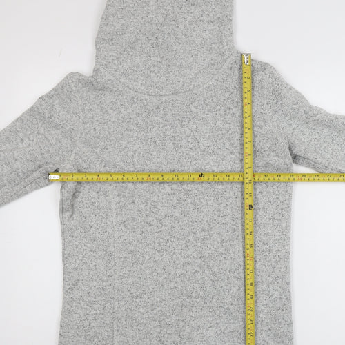 Mountain Warehouse Womens Grey Roll Neck Fleece Jumper Size 12