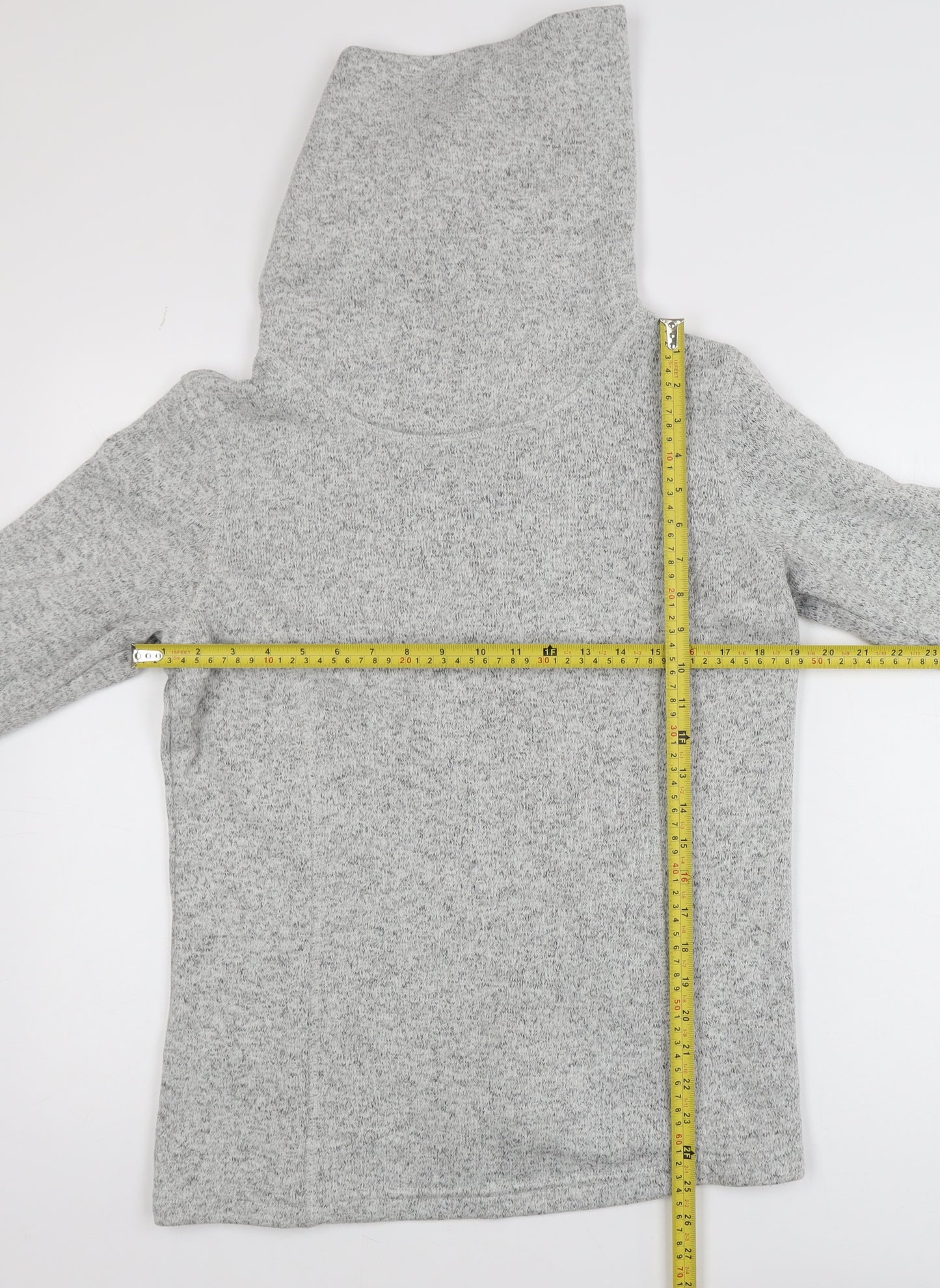Mountain Warehouse Womens Grey Roll Neck Fleece Jumper Size 12
