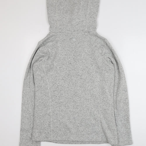 Mountain Warehouse Womens Grey Roll Neck Fleece Jumper Size 12