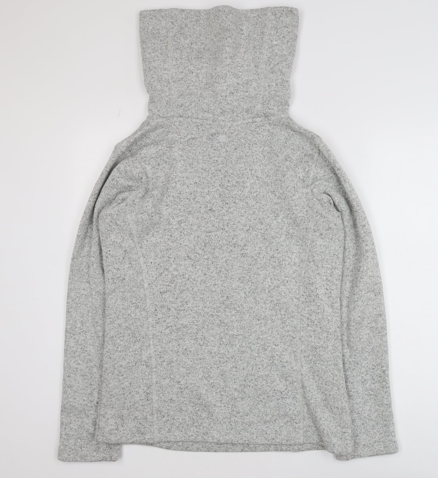 Mountain Warehouse Womens Grey Roll Neck Fleece Jumper Size 12
