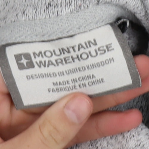 Mountain Warehouse Womens Grey Roll Neck Fleece Jumper Size 12