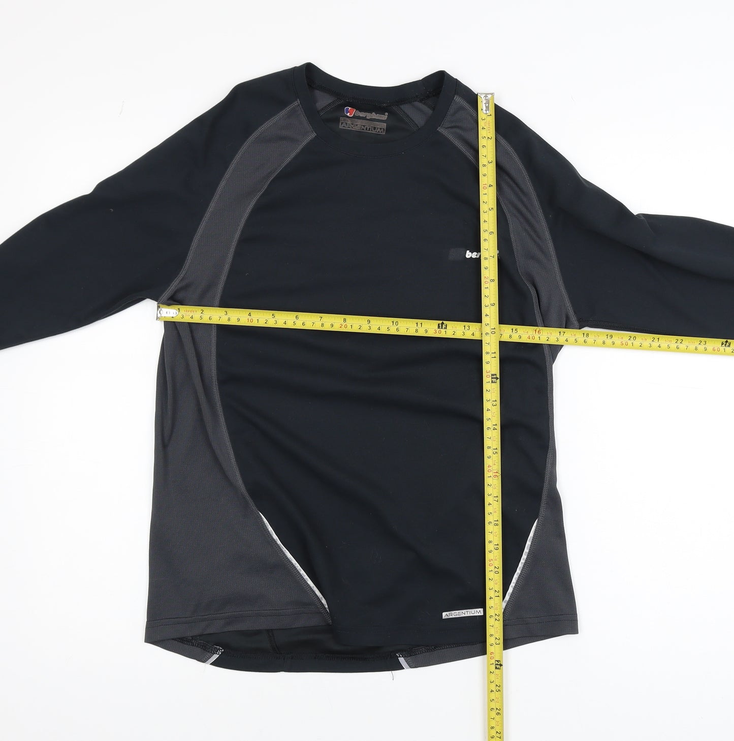 Berghaus Men's Black Argentum Long Sleeve Athletic Top Size M