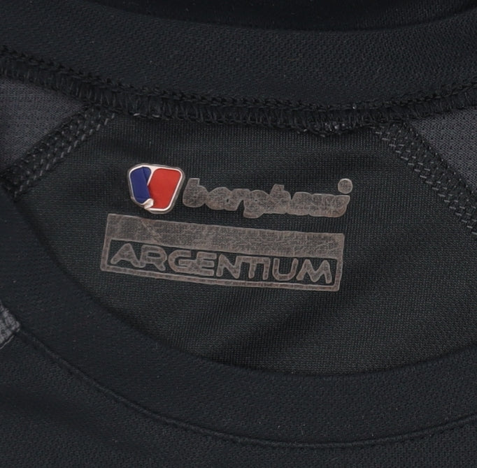 Berghaus Men's Black Argentum Long Sleeve Athletic Top Size M