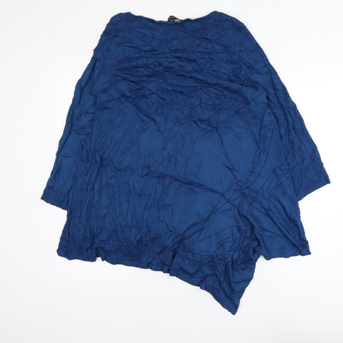 Phase Eight Women Blue Jersey Playsuit Size 18 Relaxed Fit