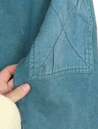 FatFace Men's Blue 1/2 Zip Cotton Long Sleeve Casual Top Size L