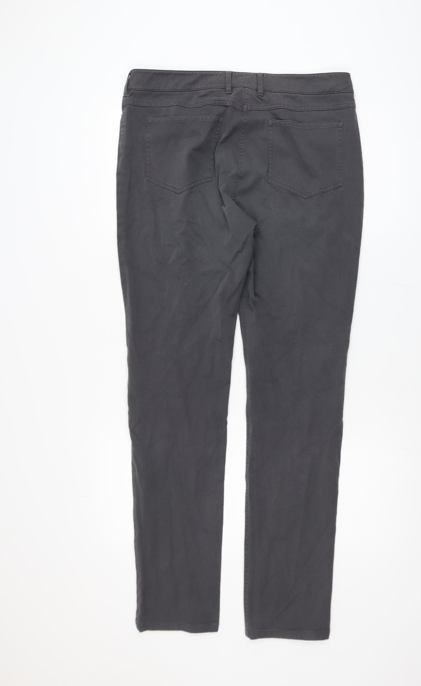 Hobbs Women’s Grey Straight Leg Stretch Jeans UK 14