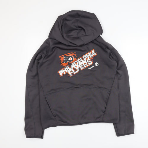 Reebok Men’s Grey Philadelphia Flyers Pullover Hoodie Size L