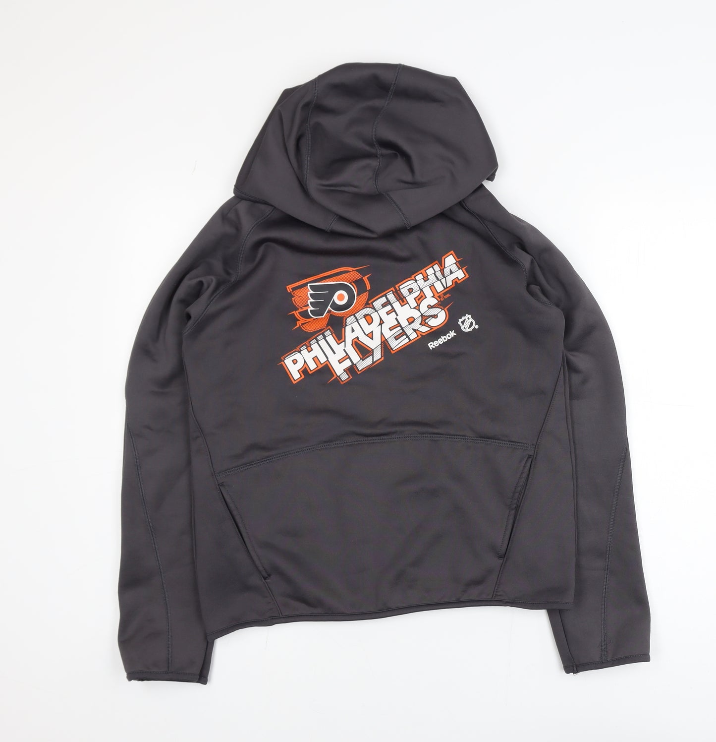 Reebok Men’s Grey Philadelphia Flyers Pullover Hoodie Size L
