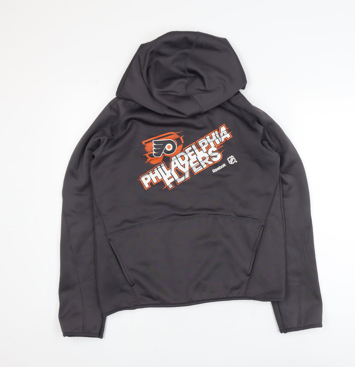 Reebok Men’s Grey Philadelphia Flyers Pullover Hoodie Size L