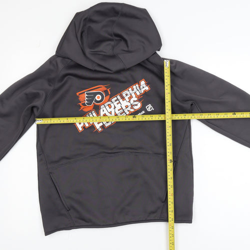 Reebok Men’s Grey Philadelphia Flyers Pullover Hoodie Size L