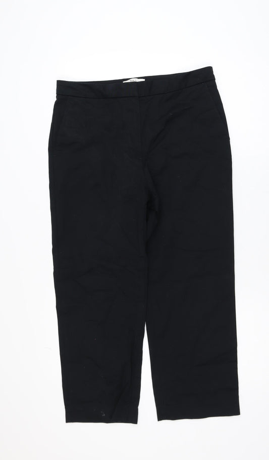 Marks and Spencer Women’s Black Cropped Stretch Trousers Size 12