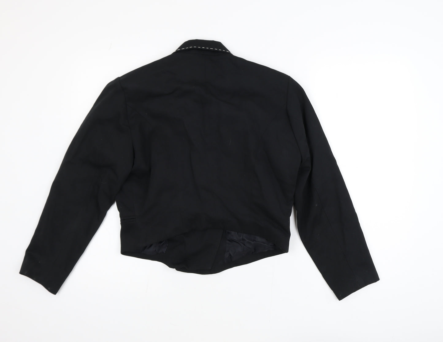 Body-Best London Women's Black Double-Breasted Blazer Size 14