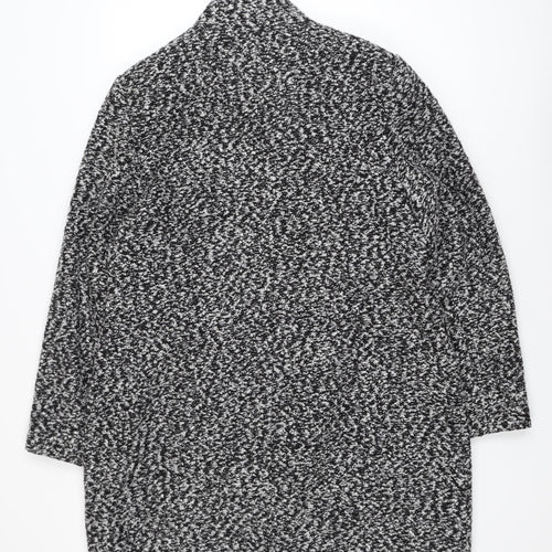 Bonmarché Women's Grey Knit Coatigan Size 16 Overcoat