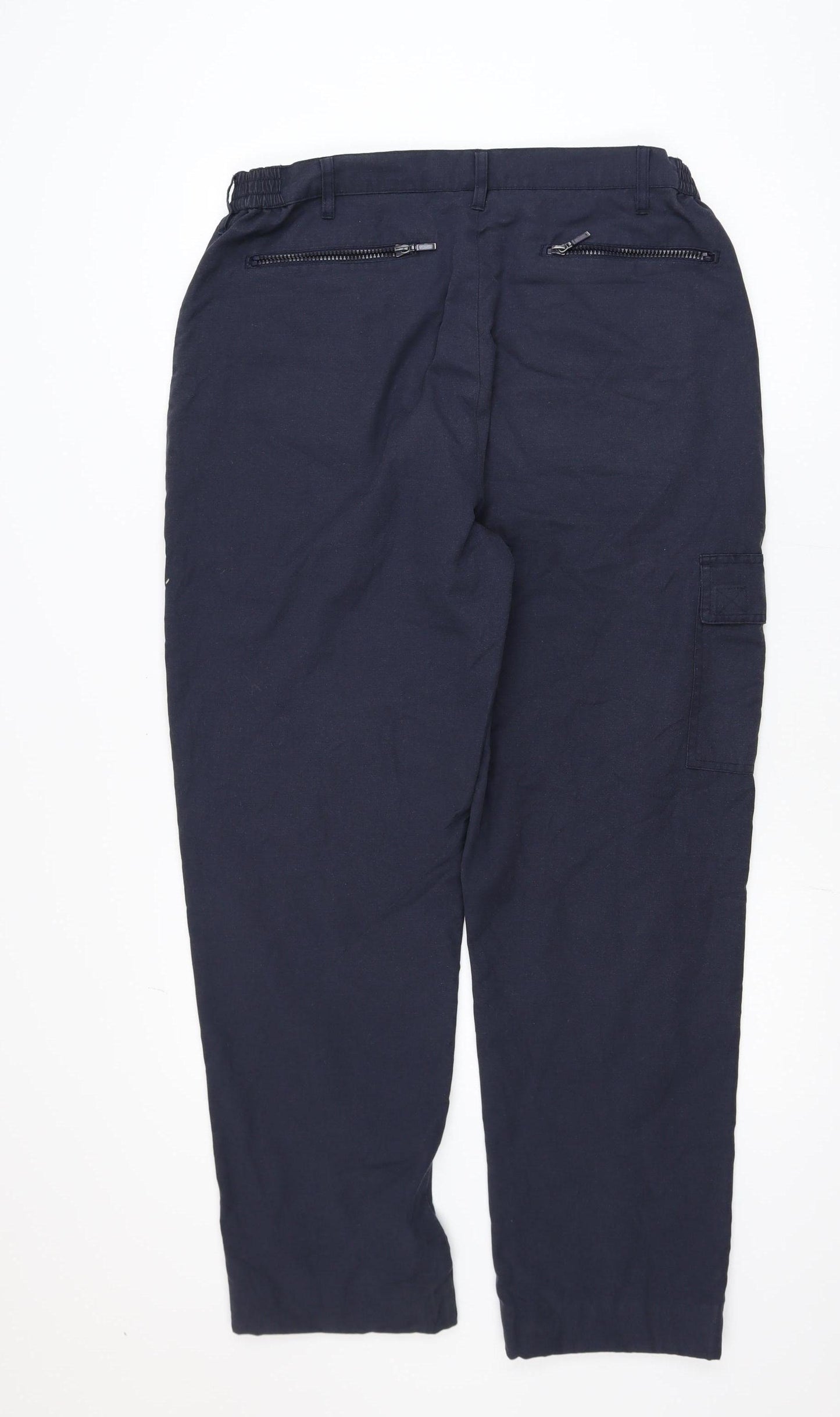 Pegasus Men's Blue Cargo Trousers 34Wx33L Regular Fit