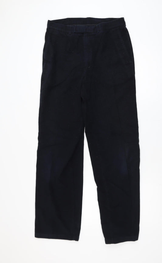 Marks and Spencer Autograph Women Black Straight Trousers Size 12