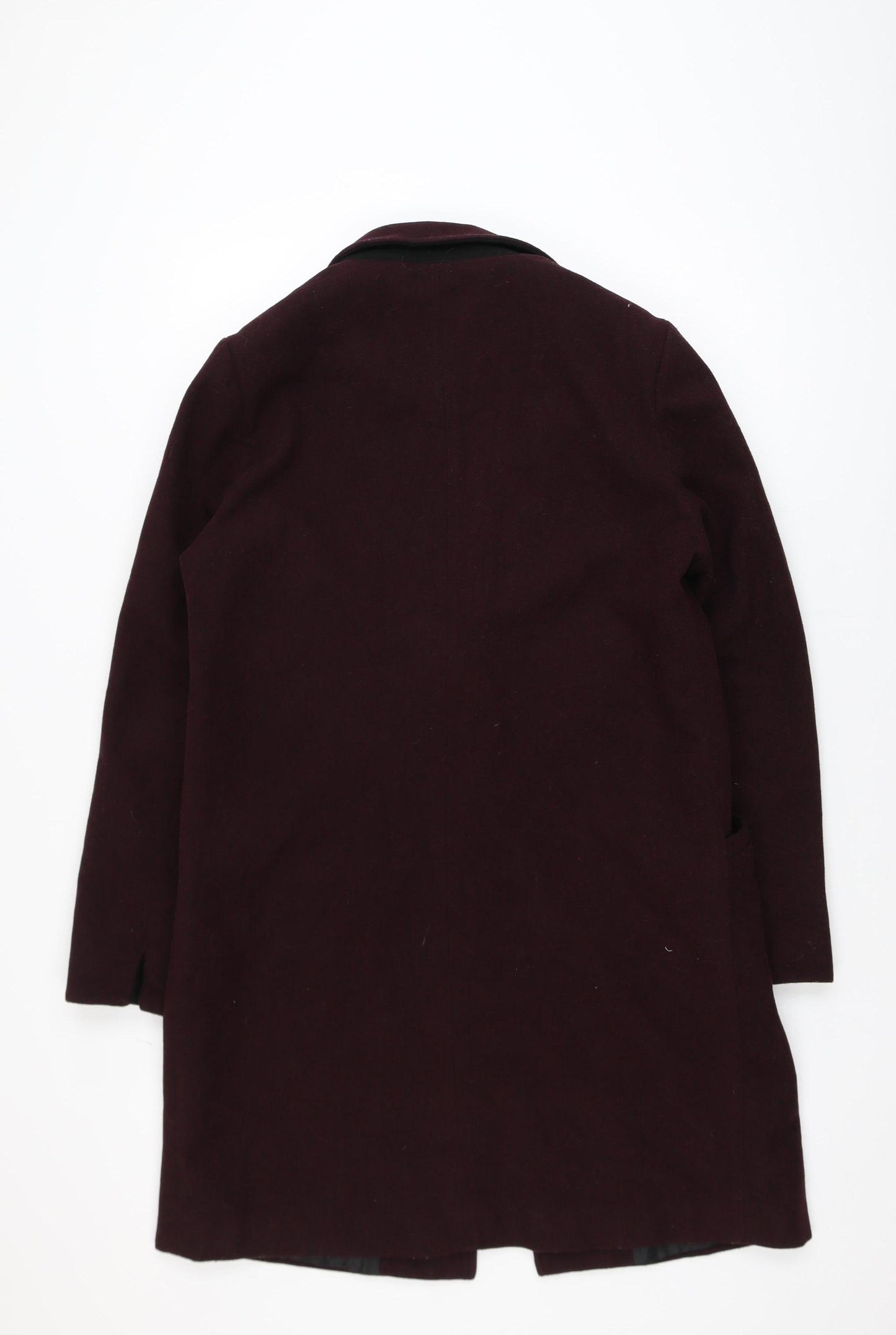 George Women’s Brown Mid-Length Overcoat Size 12 Lined Classic Style