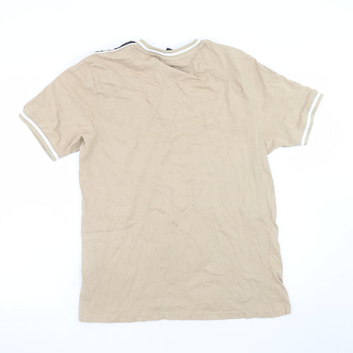 Kings Will Dream Mens Beige Short Sleeve Crew Neck T-Shirt Size M