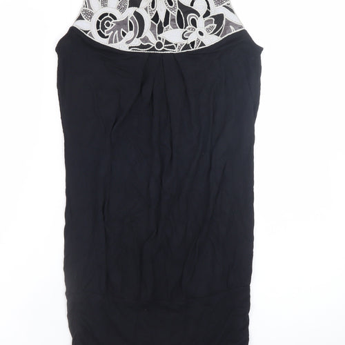 Dorothy Perkins Women's Black Size 8 Sleeveless Shift Dress