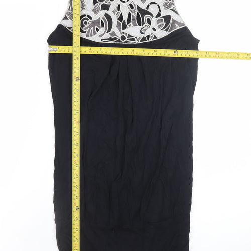 Dorothy Perkins Women's Black Size 8 Sleeveless Shift Dress