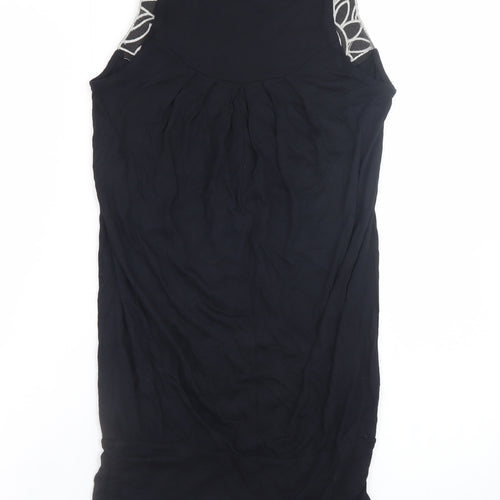Dorothy Perkins Women's Black Size 8 Sleeveless Shift Dress