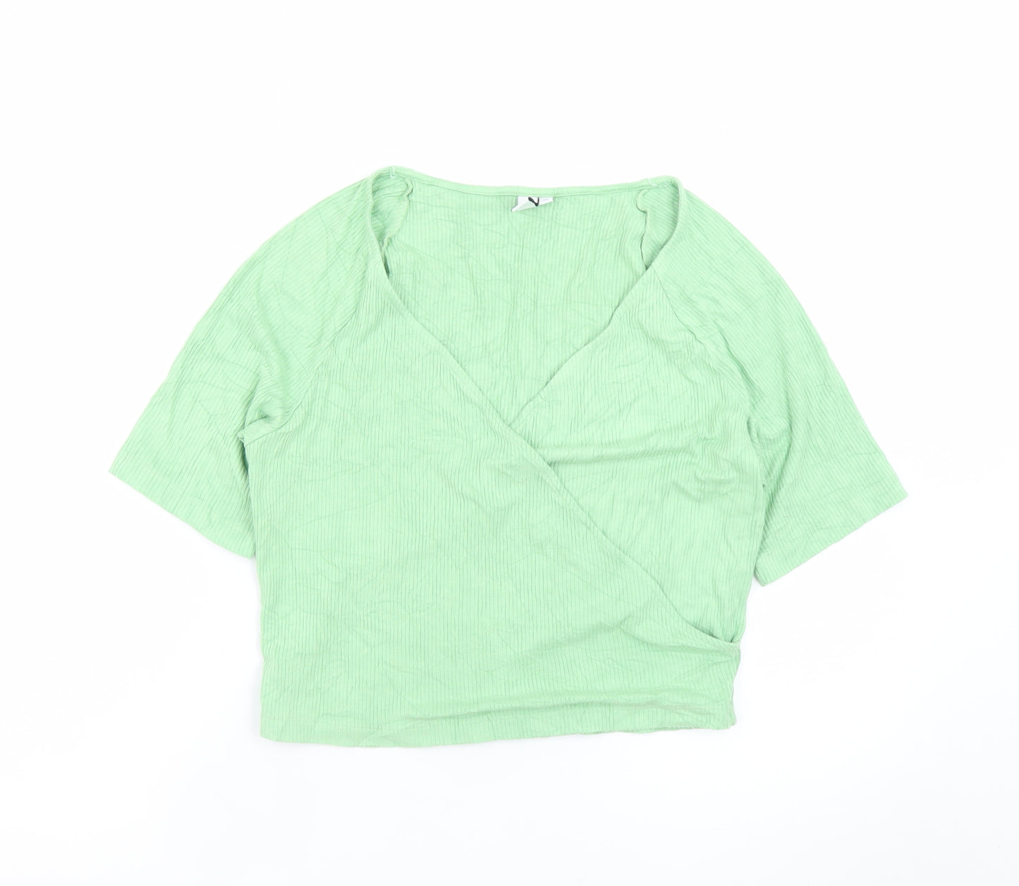 Los Angeles Atelier Women’s Green Wrap Blouse Size 14