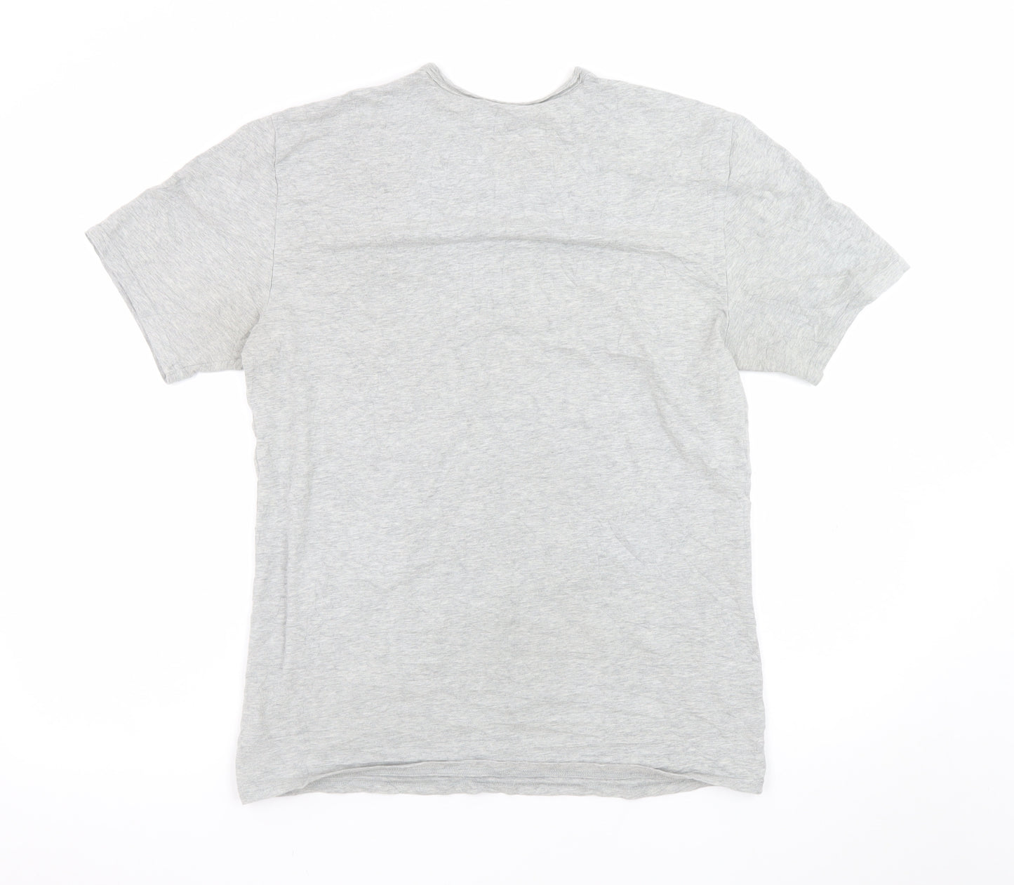 Calvin Klein Men's Grey M Crew Neck Cotton Stretch T-Shirt