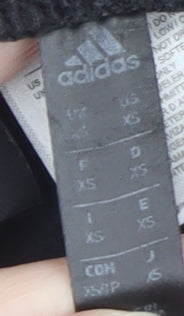 Adidas Men's Black XS Jogger Trousers with Stripe Detail