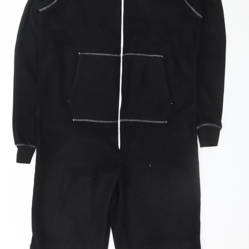 Marks and Spencer Men’s Black Fleece Hooded One Piece Medium