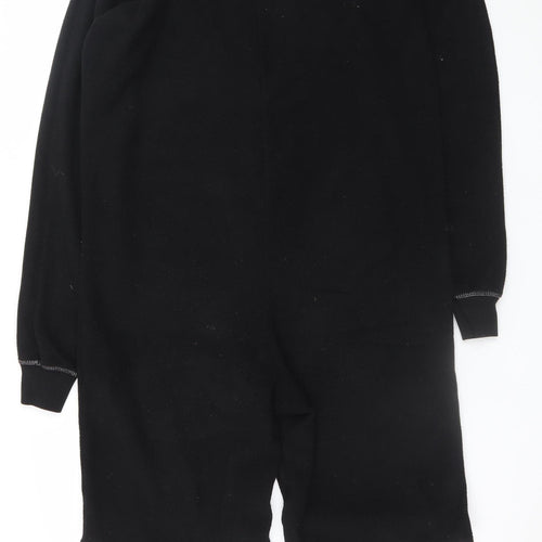 Marks and Spencer Men’s Black Fleece Hooded One Piece Medium