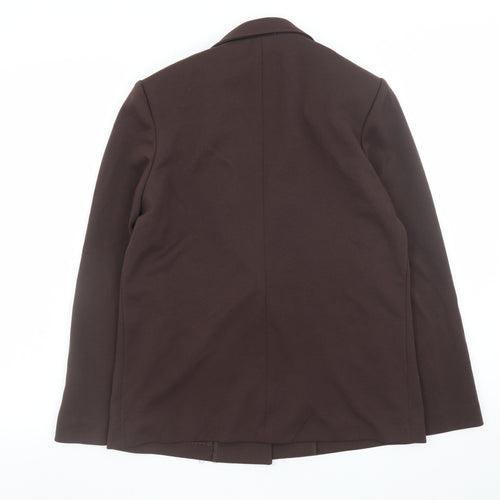 The Petite Concept by Devon Women's Brown Size 8 Single-Breasted Blazer