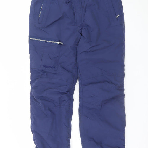 Trespass Men's Blue Snow Pants M Waterproof Insulated Winter Trousers