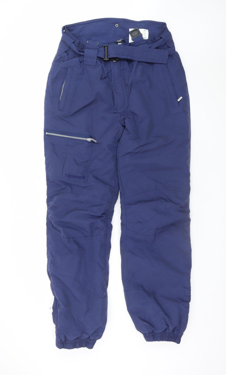 Trespass Men's Blue Snow Pants M Waterproof Insulated Winter Trousers
