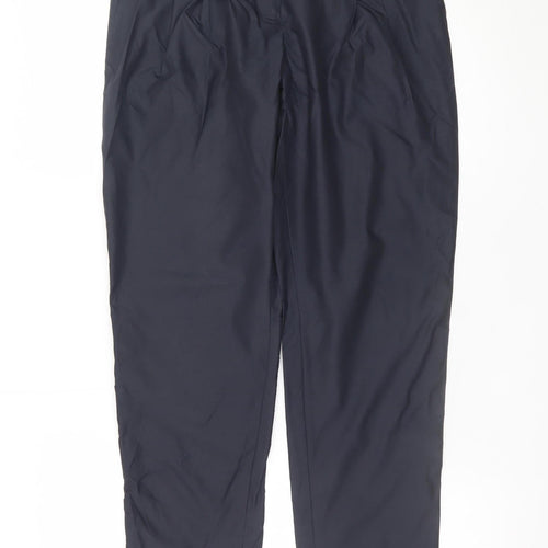 Burberry Men's Blue Slim Fit Pleated Dress Pants M