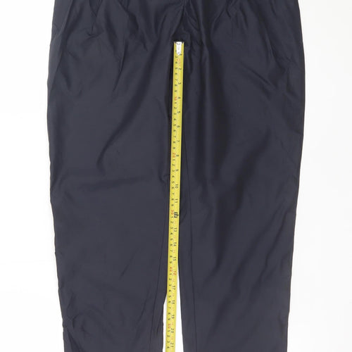 Burberry Men's Blue Slim Fit Pleated Dress Pants M