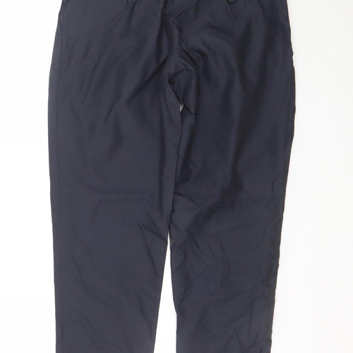 Burberry Men's Blue Slim Fit Pleated Dress Pants M