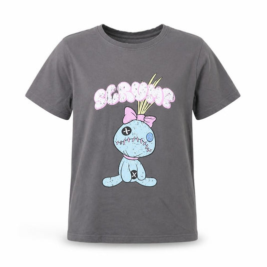 Disney Stitch Girls Grey Scrump Graphic T-Shirt 14-15 Years Primark