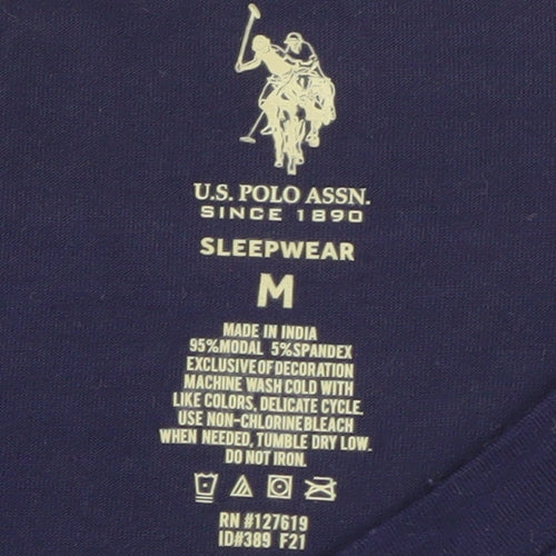 U.S. Polo Assn. Women's Blue Modal Nightshirt T-Shirt M