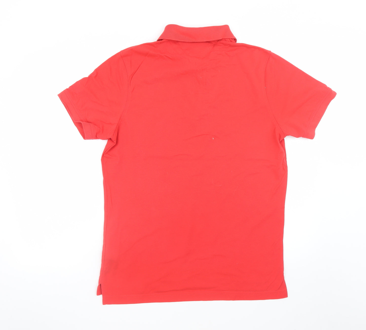 Tommy Hilfiger Men’s Red Slim Fit Polo Shirt Size L Cotton