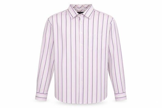 Henri Lloyd Men's Multicoloured Striped Cotton XL Casual Fit Long Sleeve Dress Shirt