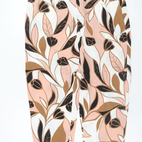 Part Two Women’s Multicoloured Floral Cropped Trousers Size 8