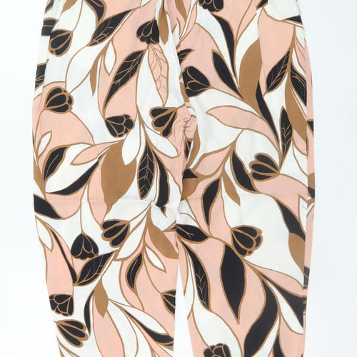 Part Two Women’s Multicoloured Floral Cropped Trousers Size 8