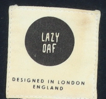 Lazy Oaf Men’s Multicoloured Cotton Hooded Parka Jacket L