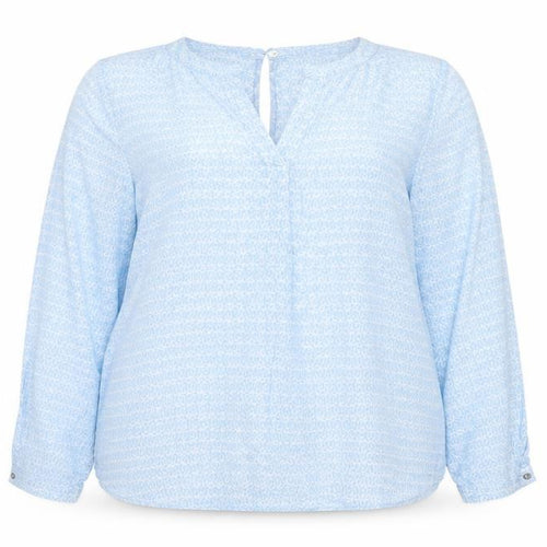 Betty Barclay Women Blue Viscose Tunic Blouse Size 16
